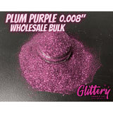 Bulk - Plum Purple Metallic Glitter .008 Ultrafine , makeup, slime, resin, tumbler, dr pepper color