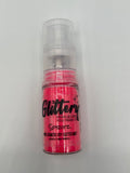 Glittery Spritz Glitter spray -14ml - Loose ultrafine cosmetic grade glitter, .008, cheer, body glitter