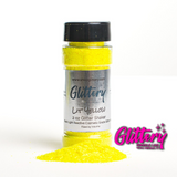 Lit Yellow Face and body UV Glitter, Lit Yellow .040" Fine, blacklight reactive, makeup, slime, resin, tumbler, diy glitter
