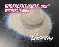 Iridescent Icicle - Bulk Biodegradable glitter | .008 Ultrafine | Body Safe | glitter eyeshadow, wholesale glitter for lip gloss, tumbler, compostable