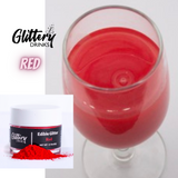 Glittery Drinks Red Drink Glitter