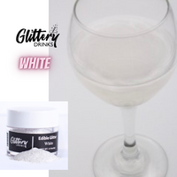 Glittery Drinks White Drink Glitter