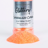 Sparkling Coral Cosmetic Grade Glitter .008 Ultrafine Pigment, Festival, Rave, Face painting, blacklight, resin, tumbler, solvent resistant